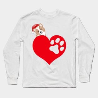 i love dog merry christmas day holiday theme edition design Long Sleeve T-Shirt